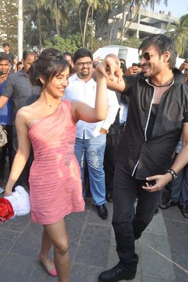 Jayanta Bhai Ki Luv Story promotion of Valentine day spl at crater road Bandra
