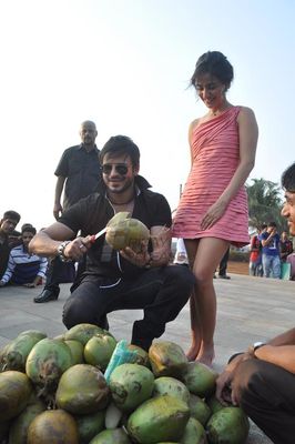 Jayanta Bhai Ki Luv Story promotion of Valentine day spl at crater road Bandra