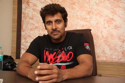 Star of the south Vikram was present at the media interaction of his recent film 'David'.