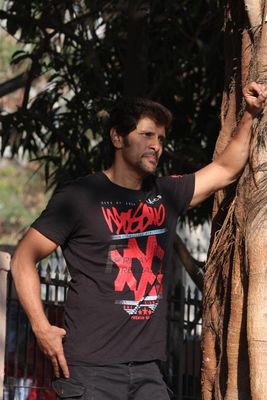 Star of the south Vikram was present at the media interaction of his recent film 'David'.