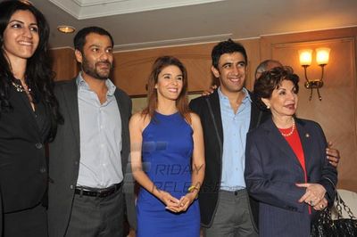 Team Kai Po Che was seen with Rageshwari Loomba at the announcement of the 15th Edition of Terry Fox Run 2013