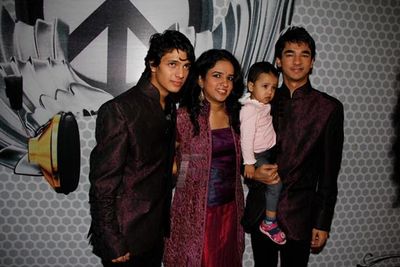 Big B, Junior B and noted actor Manoj Kumar attending famous music director Adesh Shrivastava's Global Sounds of Peace Concert.