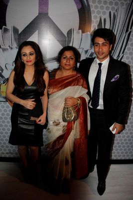 Big B, Junior B and noted actor Manoj Kumar attending famous music director Adesh Shrivastava's Global Sounds of Peace Concert.