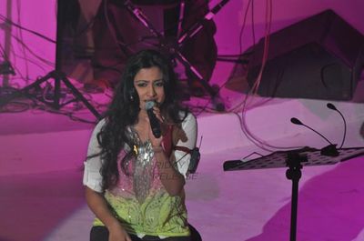 Bollywood Celebs at Singers Roopkumar & Sonali Rathod's daughter Reewa's first live concert at the Amphitheater