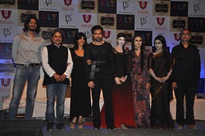 Emraan Hashmi, Konkona Sen Sharma, Kalki Koechlin, Huma Qureshi at film 'EK THI DAAYAN' first look launch at Filmcity