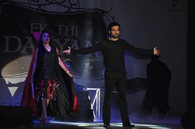 Emraan Hashmi, Konkona Sen Sharma, Kalki Koechlin, Huma Qureshi at film 'EK THI DAAYAN' first look launch at Filmcity
