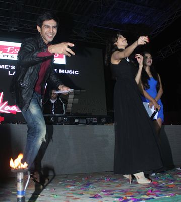 Film Akaash Vani music launch at Essel World New Year Celebrations