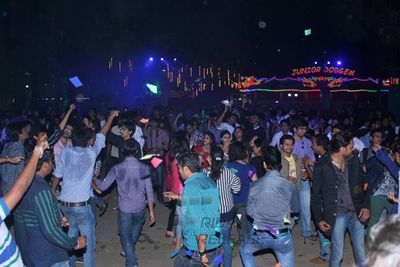 Film Akaash Vani music launch at Essel World New Year Celebrations