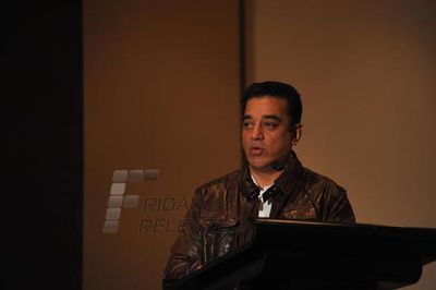 Kamal Haasan and Pooja Kumar at press meet to announce film 'Vishwaroop' premiere tie up with Videocon DTH at Hotel JW Marriott
