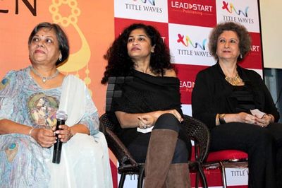 Malaika Arora Khan, Amrita Arora Ladak & Gauri Shinde at launch of book BONSAI KITTEN by Lakshmi Narayan at Title Waves Bookstore