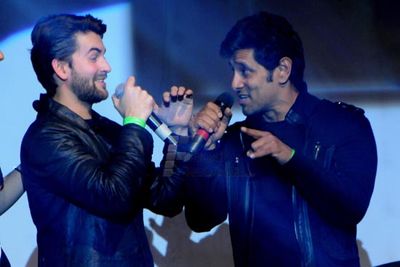 Neil Nitin Mukesh, South Super Star Vikram, Isha Sharvani, Monica Dogra at film 'DAVID' music launch and live in concert at Hard Rock Cafe