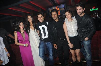 Neil Nitin Mukesh, South Super Star Vikram, Isha Sharvani, Monica Dogra at film 'DAVID' music launch and live in concert at Hard Rock Cafe