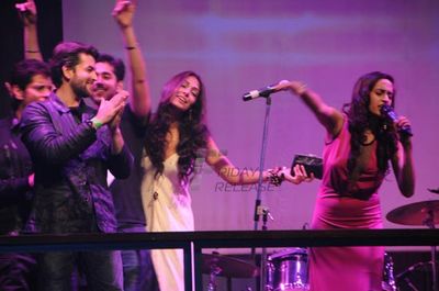 Neil Nitin Mukesh, South Super Star Vikram, Isha Sharvani, Monica Dogra at film 'DAVID' music launch and live in concert at Hard Rock Cafe