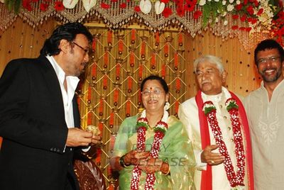 Bolly celebs graced the 50th wedding anniversary of veteran actors Ramesh Deo and Seema Deo