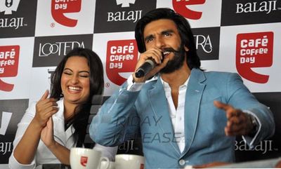 Ranveer Singh & Sonakshi Sinha at the promotion of 'LOOTERA'