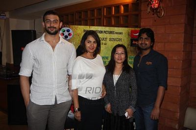 Arunoday Singh & Kitu Gidwani at film \'Ek Bura Aadmi\' press meet