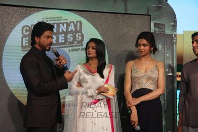 Stars of 'Chennai Express' launched the music of their film