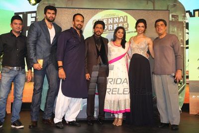 Stars of 'Chennai Express' launched the music of their film