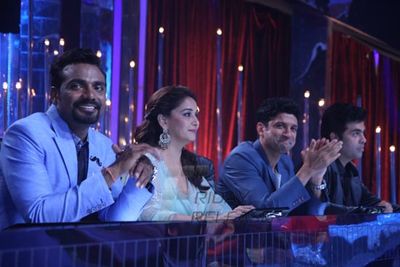 Farhan Akhtar at Jhalak Dikhhla Jaa Season 6 sets promoting film 'BHAAG MILKHA BHAAG'