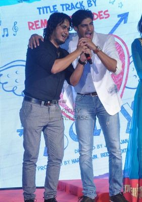 Tanuj Virwani, Neha Hinge & Remo Fernandes at film 'LUV U SONIYO' music launch