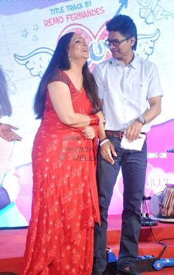 Tanuj Virwani, Neha Hinge & Remo Fernandes at film 'LUV U SONIYO' music launch
