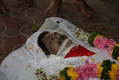 Bolly Celebs at funeral of Producer Sudhakar Bokade