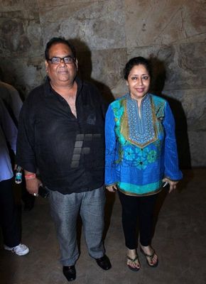 Amitabh Bachchan, Abhishek Bachchan, Dia Mirza at Bhaag Milkha Bhaag special screening