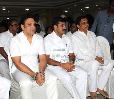 Govinda, Jackie Shroff at Producer Sudhakar Bokade\'s prayer meet