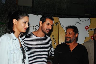 John Abraham & Nargis Fakhri at film 'MADRAS CAFE' first look launch