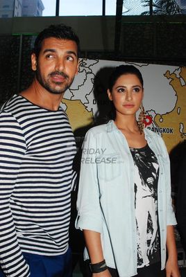 John Abraham & Nargis Fakhri at film \'MADRAS CAFE\' first look launch