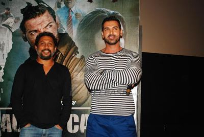 John Abraham & Nargis Fakhri at film 'MADRAS CAFE' first look launch