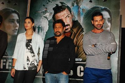John Abraham & Nargis Fakhri at film 'MADRAS CAFE' first look launch