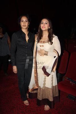 Huma Qureshi and Shriswara at film 'D-Day' press meet
