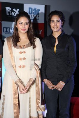 Huma Qureshi and Shriswara at film 'D-Day' press meet