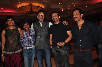 Farhan Akhtar, Sonam Kapoor, Prakash Raj at film 'BHAAG MILKHA BHAAG' success party