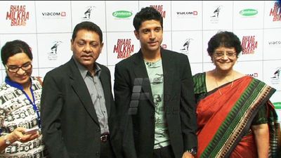 Farhan Akhtar Promotes 'Bhaag Milkha Bhaag' in his own school