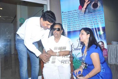 Anup Jalota, Pankaj Udhas and Ravindra Jain at the launch of music album 'ISHQ BAWARI'