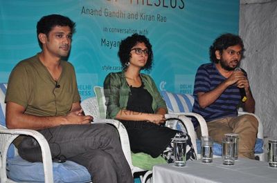 Kiran Rao, Sohum Shah, Anand Gandhi at film 'SHIP OF THESEUS' press meet