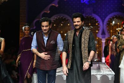 India Bridal Fashion Week Delhi 2013 - Raghavendra Rathore & Anil Kapoor