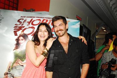 Film Stars Amisha Patel and Neil Nitin Mukesh at the \'Summer Funk Show 2013\' to promote their film 'Shortcut Romeo'