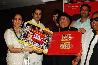 Bollywood stars gathered for the music launch of the film 'Love In Bombay'