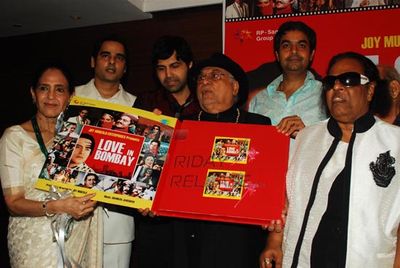 Bollywood stars gathered for the music launch of the film 'Love In Bombay'