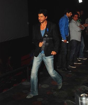 Shah Rukh Khan and Deepika Padukone graced the first look launch of their upcoming film 'Chennai Express'