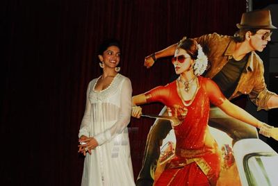 Shah Rukh Khan and Deepika Padukone graced the first look launch of their upcoming film 'Chennai Express'