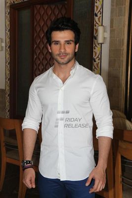 Eminent Bollywood stars at film 'Ramaiya Vastavaiya' press meet