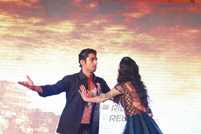 Prateik Babbar & Amyra Dastur at first look launch of film 'ISSAQ'