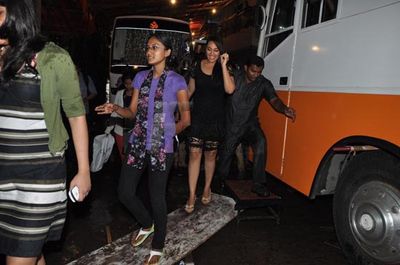 Ranveer Singh and Sonakshi Sinha on the sets of Emotional Atyachaar