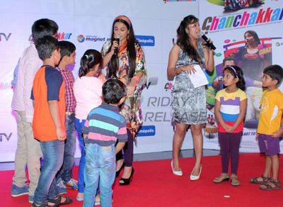 Vidya Balan promotes film 'GHANCHAKKAR'