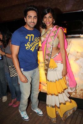 Ayushmann Khurana and Saba Azad at The Bartender Album launch at Sheesha Lounge