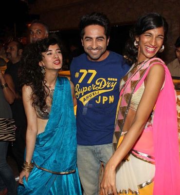 Ayushmann Khurana and Saba Azad at The Bartender Album launch at Sheesha Lounge
